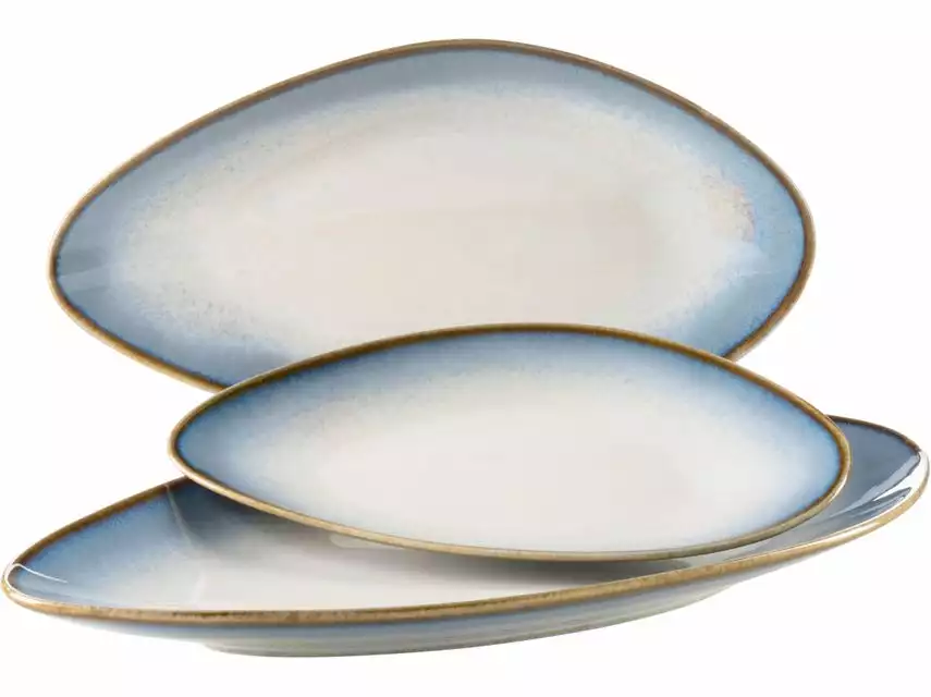 Budget ⭐ Servierplattenset La Sinfonia blau - 3 teilig ✨ 1 Budget ⭐ Servierplattenset La Sinfonia blau - 3 teilig ✨
