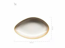 Budget 🌟 Servierschüsselset La Sinfonia beige - 2 teilig ✔️ -Essen & Trinken Store 931995b