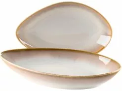 Budget 🌟 Servierschüsselset La Sinfonia beige - 2 teilig ✔️