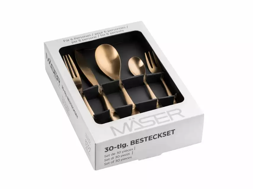 Bestpreis 🎉 Besteckset Isabella champagne - 30 teilig in goldfarben 😀 5 Bestpreis 🎉 Besteckset Isabella champagne - 30 teilig in goldfarben 😀 – Bild 5