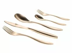 Bestpreis 🎉 Besteckset Isabella champagne - 30 teilig in goldfarben 😀