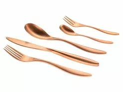 Blitzangebot ✨ Besteckset Isabella kupfer - 30 teilig in braun 🌟