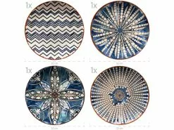 Top 10 🔥 Platztellerset Iberico blue - 4 teilig in blau 💯 8 Top 10 🔥 Platztellerset Iberico blue - 4 teilig in blau 💯 -Essen & Trinken Store 934019a