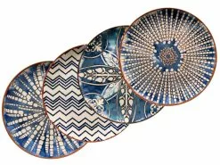 Top 10 🔥 Platztellerset Iberico blue - 4 teilig in blau 💯