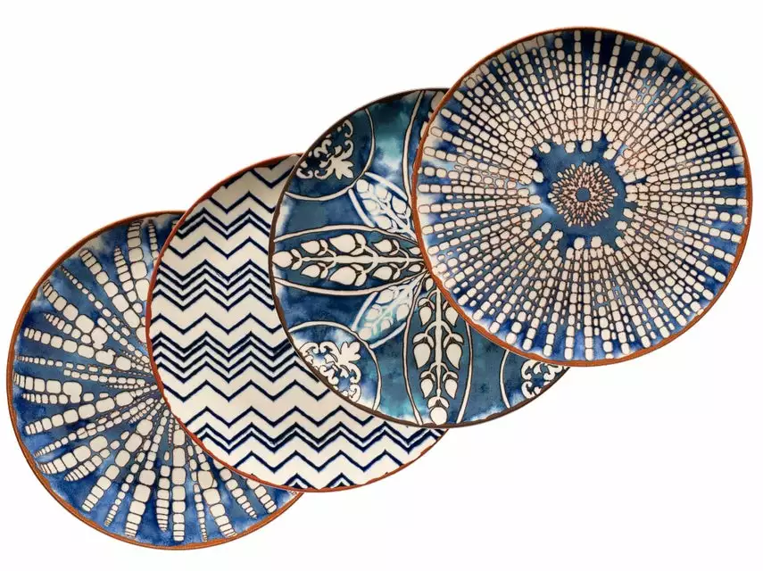 Top 10 🔥 Platztellerset Iberico blue - 4 teilig in blau 💯 1 Top 10 🔥 Platztellerset Iberico blue - 4 teilig in blau 💯