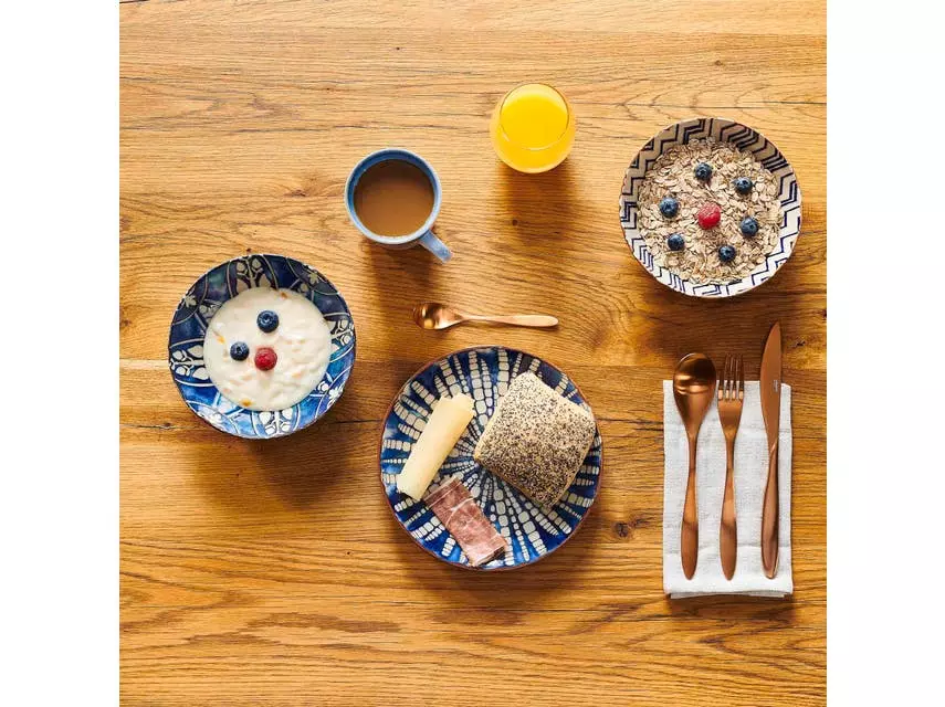 Top 10 🔥 Platztellerset Iberico blue - 4 teilig in blau 💯 5 Top 10 🔥 Platztellerset Iberico blue - 4 teilig in blau 💯 – Bild 5