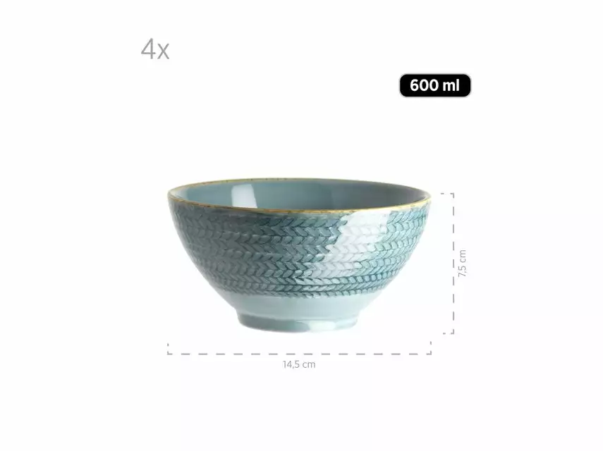 Neu 🔥 Schüsselset Prospero blau - 4 teilig ✔️ 2 Neu 🔥 Schüsselset Prospero blau - 4 teilig ✔️ – Bild 2