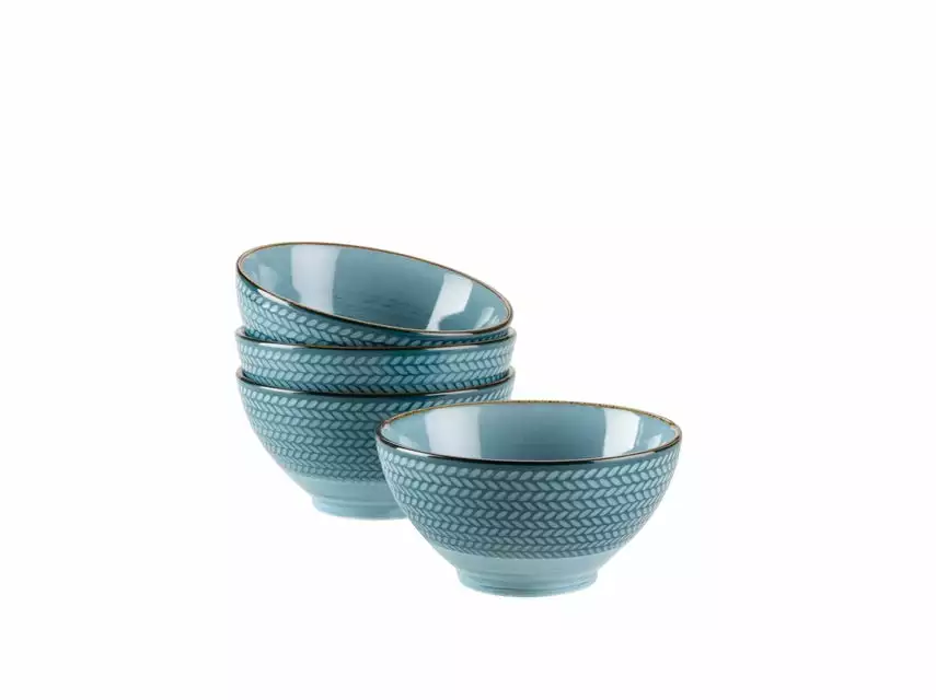 Neu 🔥 Schüsselset Prospero blau - 4 teilig ✔️ 1 Neu 🔥 Schüsselset Prospero blau - 4 teilig ✔️