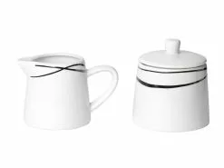 Billig 🎉 Milchkanne und Zuckerdose Oslo - 2 teilig in weiß 👏