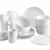 Bestes Angebot ❤️ Frühstückset Barca weiss - 18 teilig in weiß 🛒
